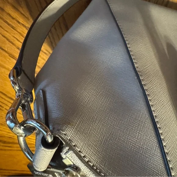 Michael Kors Taupe Satchel Bag - Picture 7 of 9